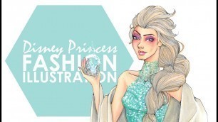 'Fashion Illustration - Elsa'