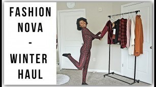 'FASHION NOVA WINTER HAUL | Keke J.'