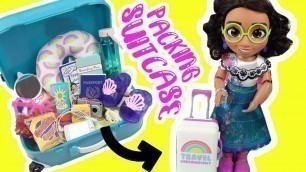 'Disney Encanto Mirabel Doll Packs Suitcase for Vacation + Mini Fashion Purse'