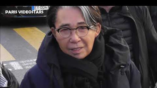 'Fashion designer & stylist KENZO TAKADA 高田賢三 last appearance at Paris Fashion Week 26 february 2020'