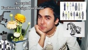 'Fashion Design Portfolio. Accepted Student at the Politecnico di Milano. Q & A w/ #fashiondesigner'