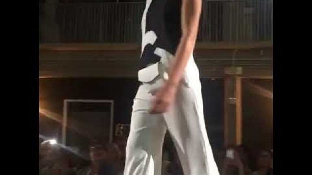 'Annaborgia Kats Pants on the runway at Los Angeles Fair Trade Fashion Show 2017'