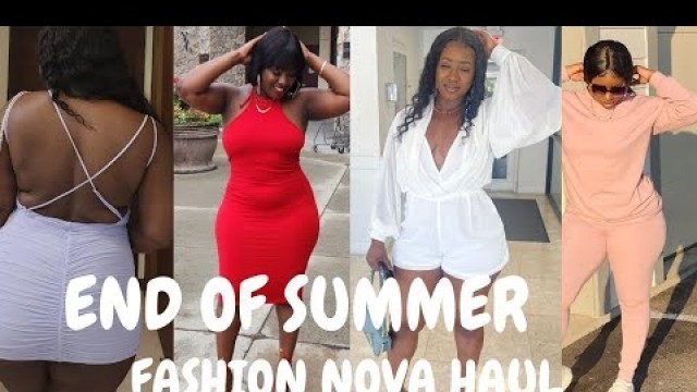 'Huge Fashion Nova Try-on Haul - End of Summer Pieces'