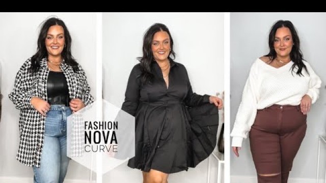 'HUGE FASHION NOVA CURVE | DENIM + BASICS | TRY ON'