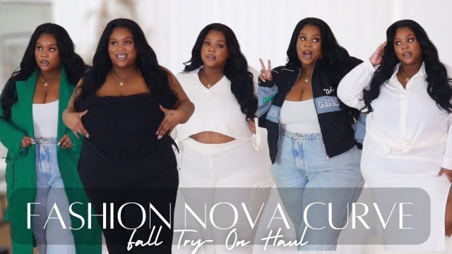 'HUGE FASHION NOVA CURVE FALL HAUL | FALL MUST-HAVES! | ChrissyB Styles'