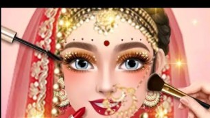 'Fashion star dress-up makeup||@Stylish Gamer ||girl games||new game 2022||indian wedding game'