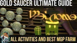 'Gold Saucer ULTIMATE GUIDE | Best MGP Farm and ALL Activities!'