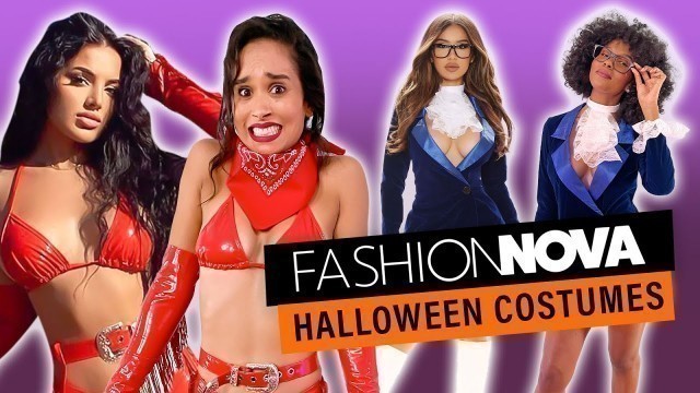 'We Try Fashion Nova\'s CRAZIEST Halloween Costumes for 2022!!'