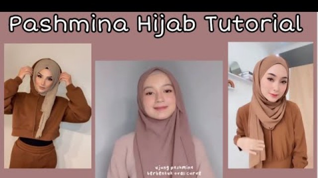 'Pashmina Hijab Tutorial || hijabi outfit ideas #fashion #hijab #ootd'