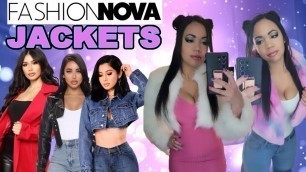 'FASHION NOVA Jackets HAUL Try #fashionnova #haul #tryon'