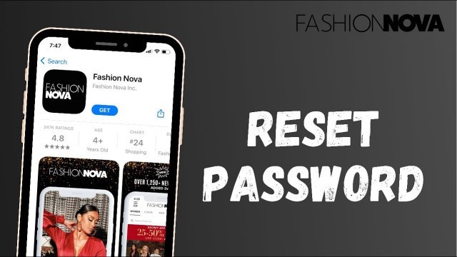 'How to Reset Password of Fashion Nova Account'