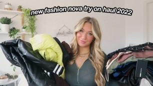 'new fashion nova try on clothing haul 2022!'