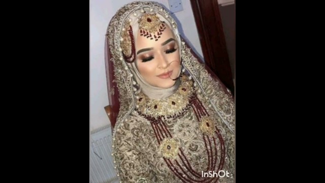 'trending beautiful Hijabi Bride | Islamic Bride|#shorts#jewellery#makeup#bridephotoshoot#'