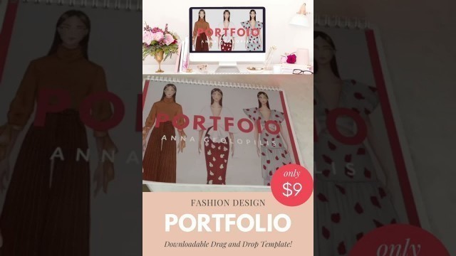 'Fashion Design Portfolio Layout Ideas #shorts'