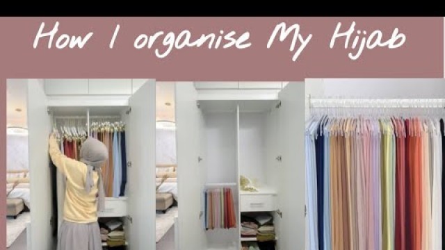 'How I Organise My Hijab Wardrobe #hijab #fashion'