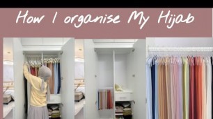 'How I Organise My Hijab Wardrobe #hijab #fashion'