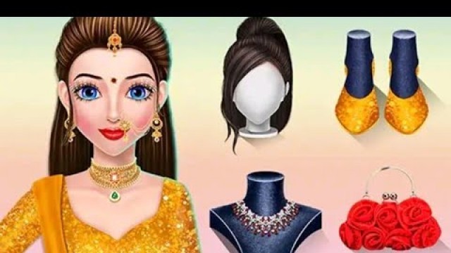 'Indian wedding dressup makeup || fashion Star game ||@Doll Stylish Gamer || Android Gameplay'