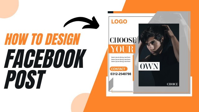 'Facebook Post Design in Adobe Illustrator 2022 | Men\'s Fashion | smiky design'