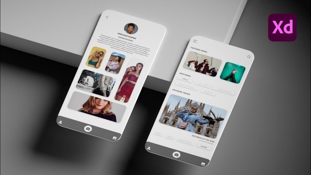 'Fashion UI/UX Design Tutorial in Adobe Xd'