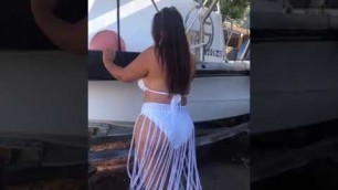 'Fashion Nova white cover up'