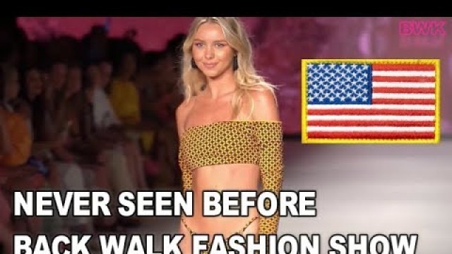 'Back Walk Part 5 American Beautiful Bikini Girls Fashion Show 2022 #1Trending'