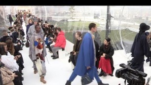 'Models on the runway for the Kenzo Fashion Show in Paris'