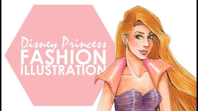 'Fashion Illustration - Rapunzel'