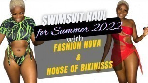 'SWIMSUIT HAUL | SUMMER 2022 | HOUSEOFBIKINISSS & FASHION NOVA HAUL | COCO VIVRE'