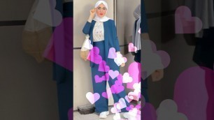 'hijab tutorial video//hijab outfit//hijabi fashion dress//hijabi dress ideas'