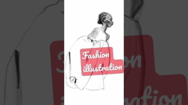 '#FashionIllustration using Adobe Fresco app'