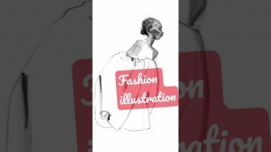 '#FashionIllustration using Adobe Fresco app'