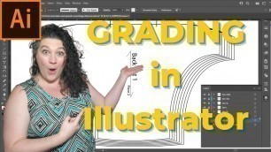 'How I grade my Apparel Patterns in Adobe Illustrator'