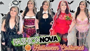 'Fashion Nova Curve Plus Size Halloween Costume Try On 