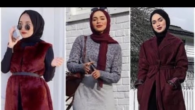 'Arabic model wears/eid callection/hijabi fashion/modest dress/trendy women dresses/new outfits'