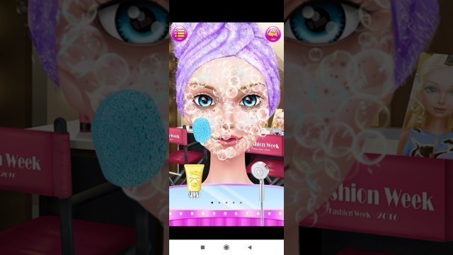 'Fashion doll facial spa game //spa game//doll salon game'