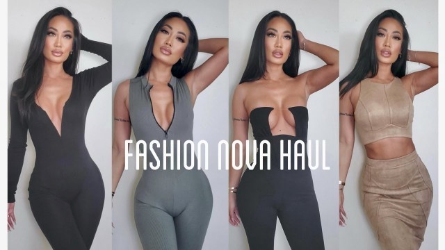 'Fashion Nova Fall Jumpsuit/Jacket Haul!!!'