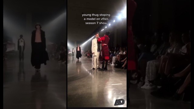 'Young Thug interrupting a Fashion Show! 