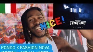 'Rondo X FASHION NOVA (Official Visual Video) ( American reaction video) 