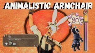 'FFXIV Fashion Report-Animalistic Armchair wear'