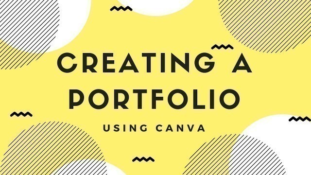 'How to Create a Portfolio in Canva'