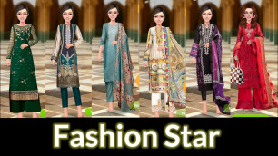 'Fashion Star || Salwar event #fashionshow #wedding #barbie #shorts #traditional'