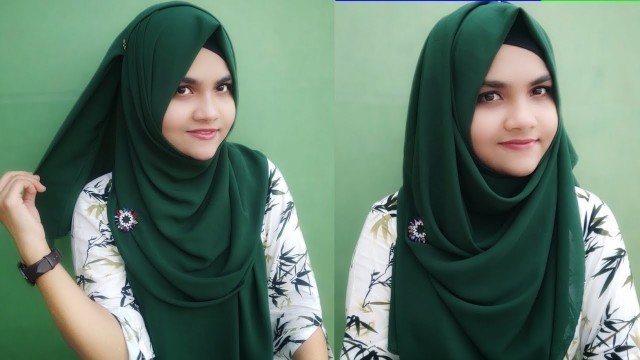 '2 easy Georgette hijab style || জর্জেট হিজাব পড়ার সহজ উপায় || Hijabi Star ❤️'