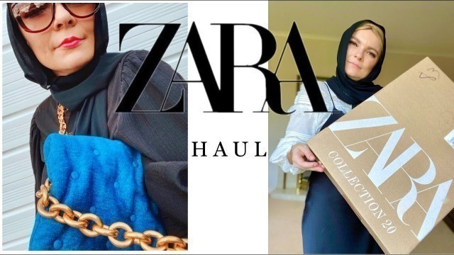 'HUGE ZARA HAUL & TRY ON SEPTEMBER 2020 HIJABI | MODEST FASHION | CAPSULE WARDROBE'