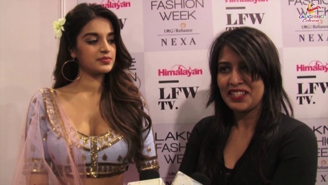 'Nidhi Agarwal at Lakme Fashion Week 2018'