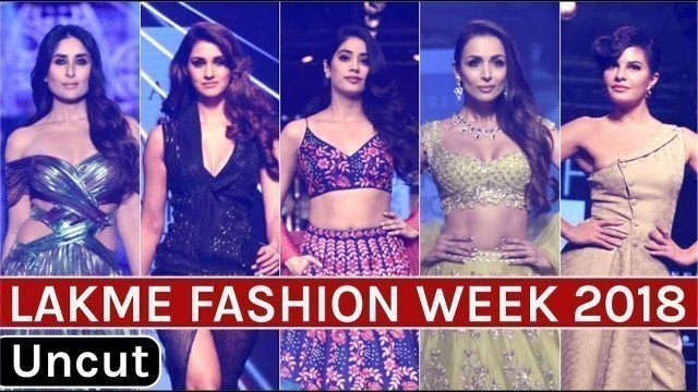 'LAKME FASHION WEEK 2018 | Kareena | Malaika | Jacqueline | Neha | Varun | Uncut'