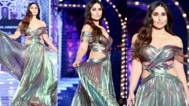 'Kareena Kapoor Stunning Ramp Walk 2018 At Lakme Fashion Week 2018'