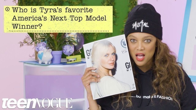 'Tyra Banks Guesses How 1,449 Fans Responded to a Survey About Her | Teen Vogue'