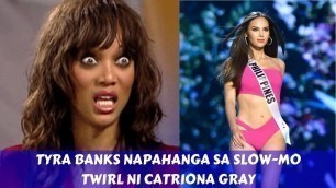 'Pati si Tyra Banks NAPANGANGA sa Preliminary Performance ni Catriona Gray'