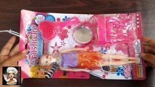 'Cute Fashion Decoration Pink Barbie Doll Set Unboxing And Review | Hungry Chef'