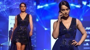 'Kangana Ranaut Stunning Ramp Walk At Lakme Fashion Week 2018'